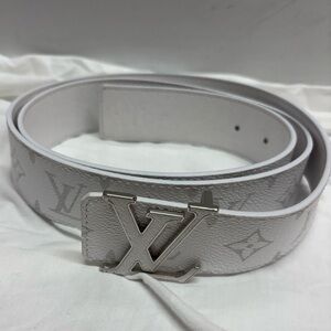 Louis Vuitton LV Men’s Belt White